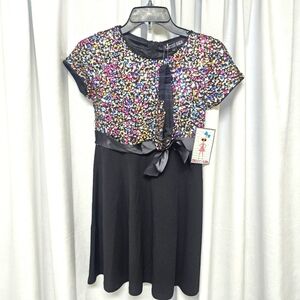 TRIXXI GIRL Confetti Dress w Headband